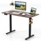 Height Adjustable Sit Stand Desk with Headphone Hook and Ties